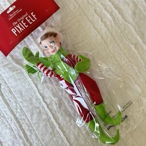 The Vermont Country Store Original Pixie Elf Shelf Sitters Bendable‎ 12"